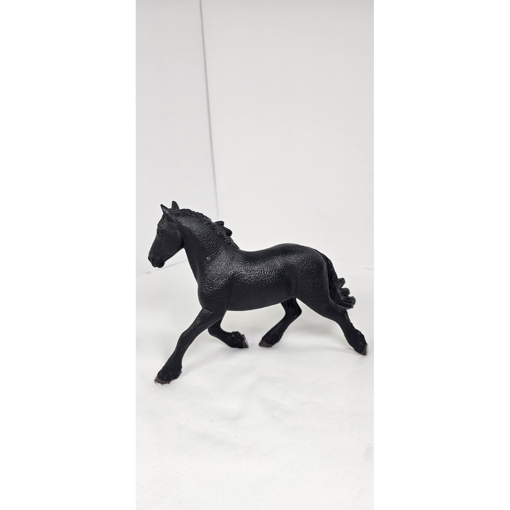 Schleich Black Horse Figurine 2023 Farm Animal Toy Figure Germany 5" Model